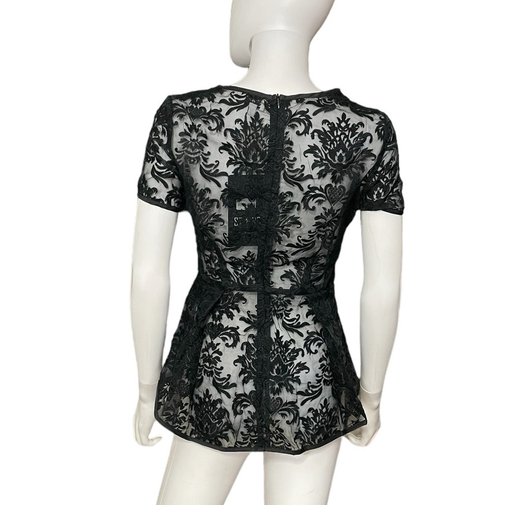 Staand Black Lace Top - Picture 3 of 8